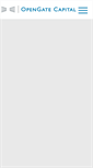 Mobile Screenshot of opengatecapital.com