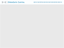 Tablet Screenshot of opengatecapital.com